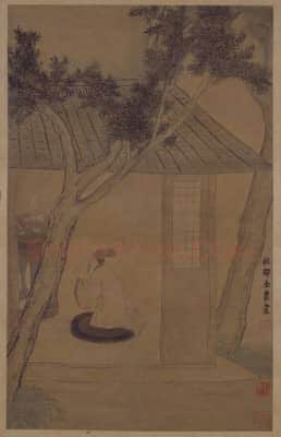 金农礼佛图轴 | 故宫绘画藏品