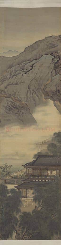 袁江竹苞松茂图屏 | 故宫绘画藏品
