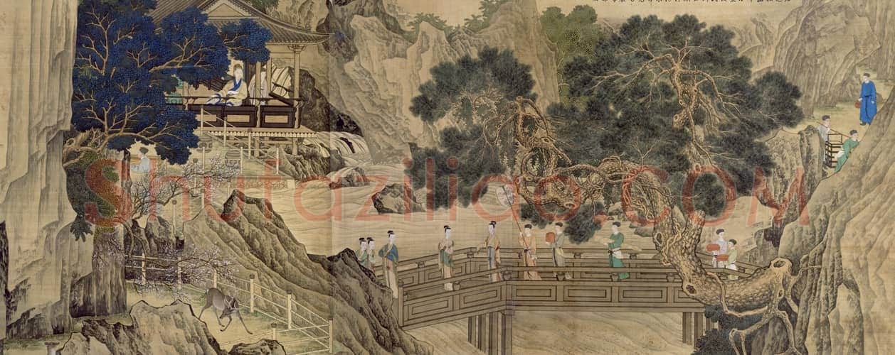 金廷标乾隆皇帝宫中行乐图轴 | 故宫绘画藏品