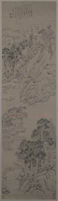 文嘉仿董源溪山行旅图轴 | 故宫绘画藏品
