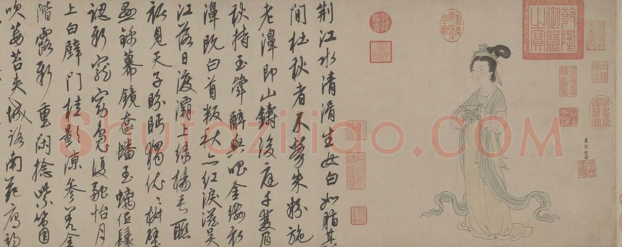 周朗杜秋图卷 | 故宫绘画藏品