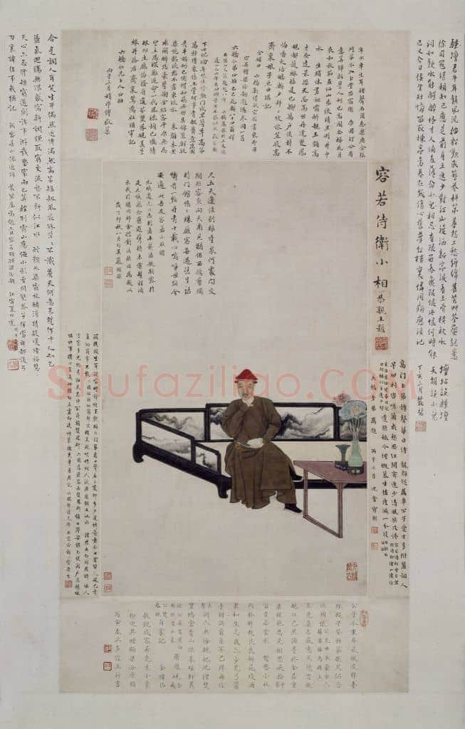 禹之鼎纳兰容若像轴 | 故宫绘画藏品