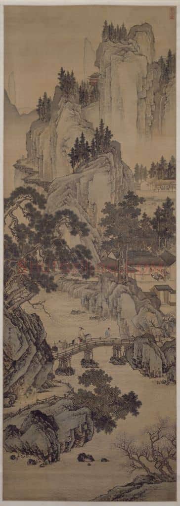 周臣春山游骑图轴 | 故宫绘画藏品