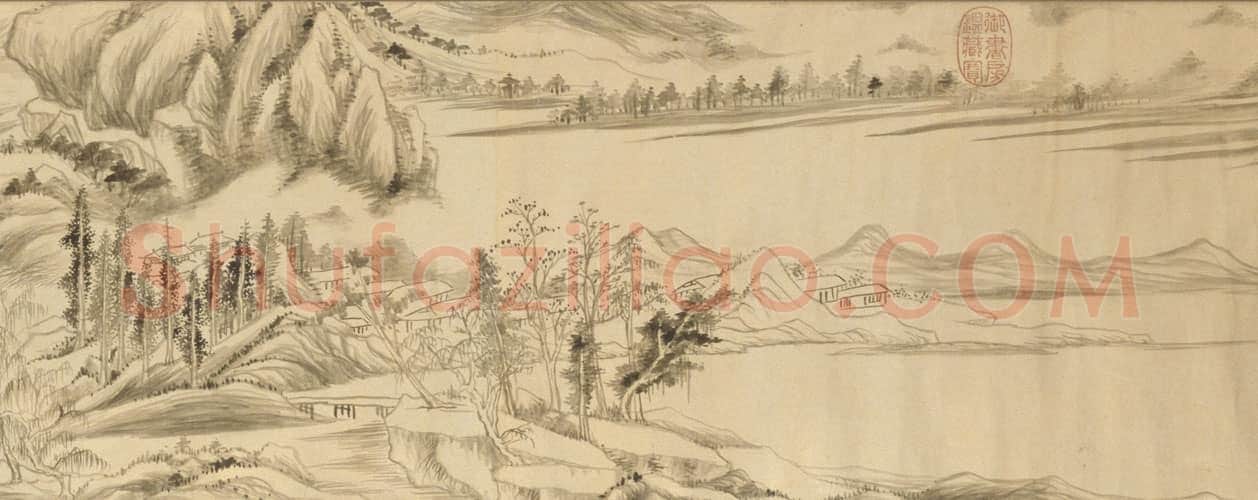 董其昌钟贾山阴望平原村景图卷 | 故宫绘画藏品