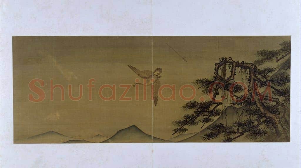 古琴曲《秋鸿》图谱册 | 故宫绘画藏品