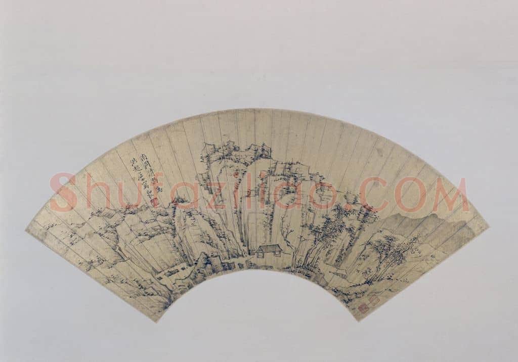 弘仁南冈清韵图扇页 | 故宫绘画藏品
