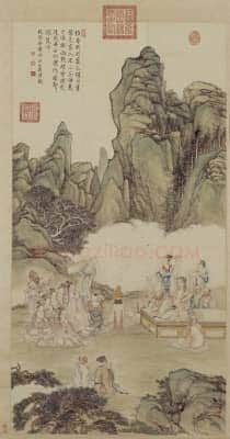 丁观鹏乾隆皇帝不二图像轴 | 故宫绘画藏品