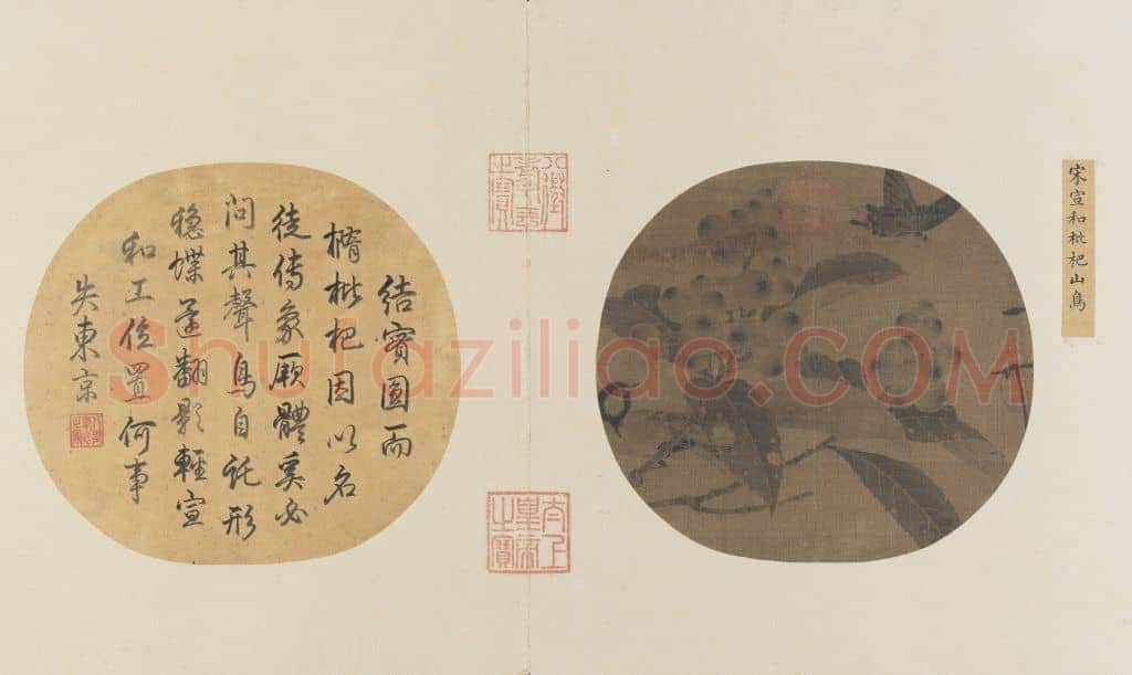 赵佶枇杷山鸟图页 | 故宫绘画藏品