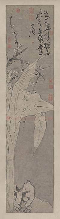 徐渭梅花蕉叶图轴 | 故宫绘画藏品