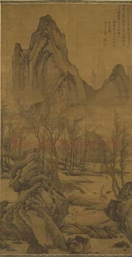 唐寅《步溪图》轴 | 故宫绘画藏品