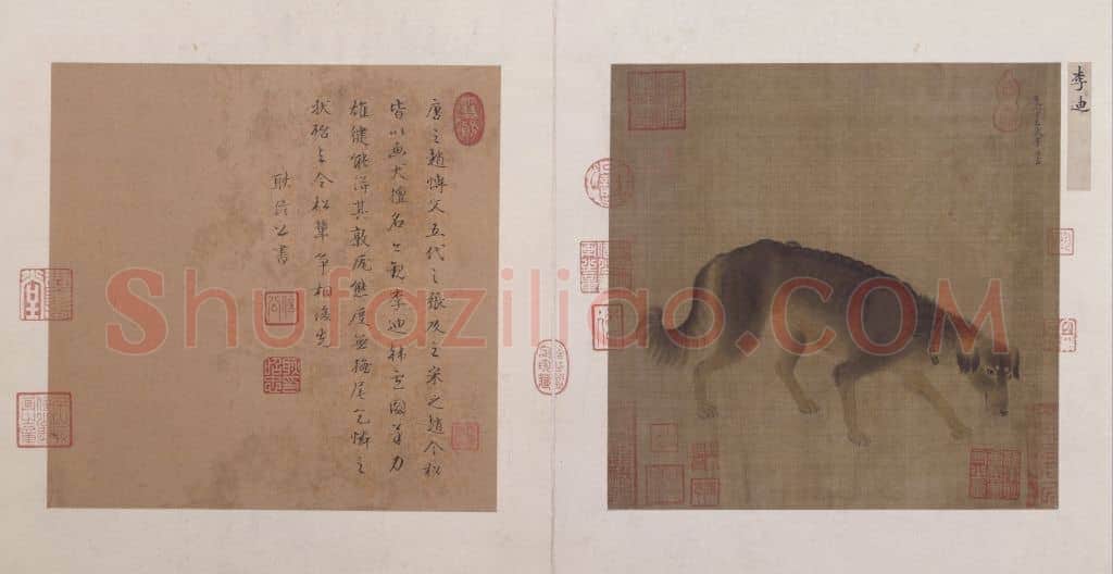 李迪猎犬图页 | 故宫绘画藏品