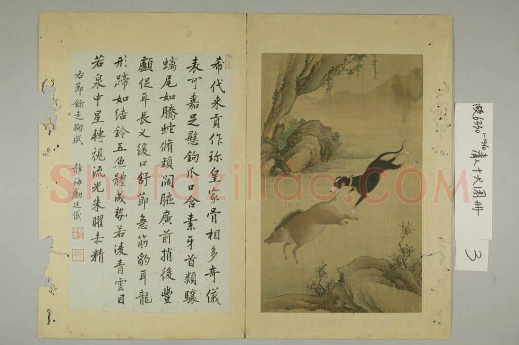 十犬图册 | 故宫绘画藏品