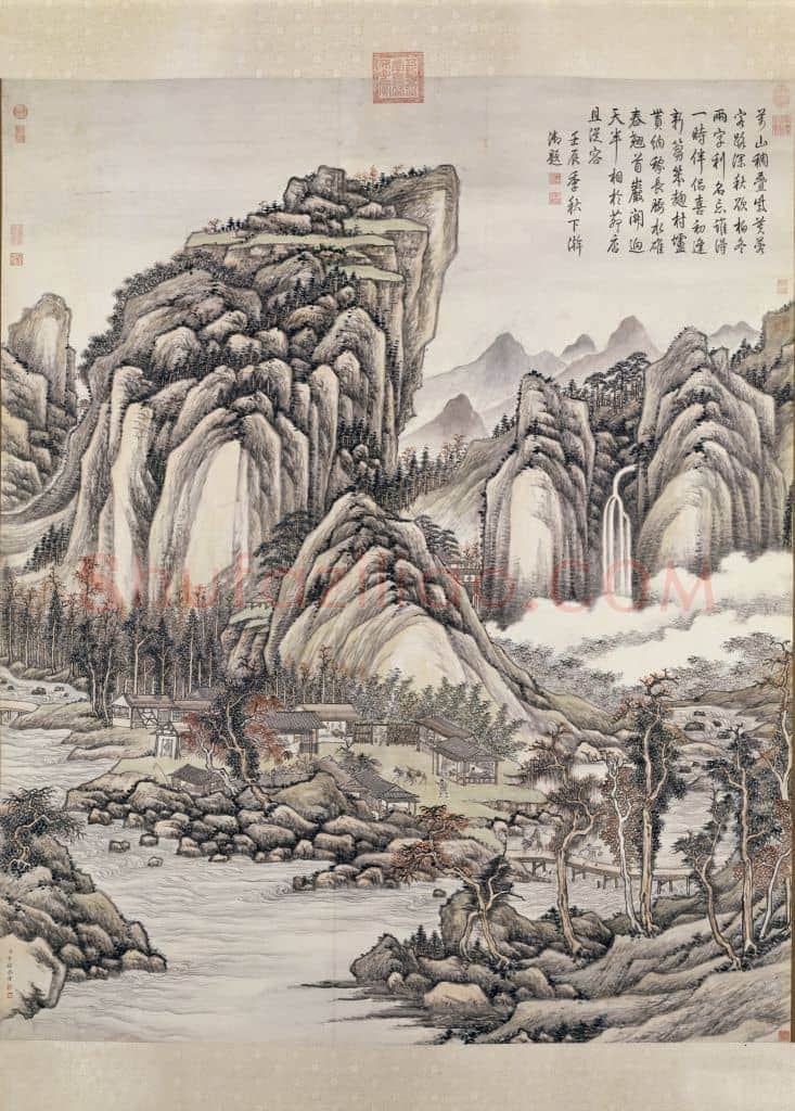 方琮秋山行旅图轴 | 故宫绘画藏品