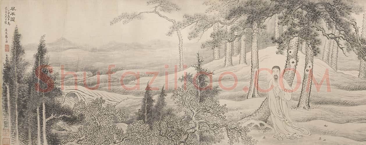 禹之鼎风木图卷 | 故宫绘画藏品