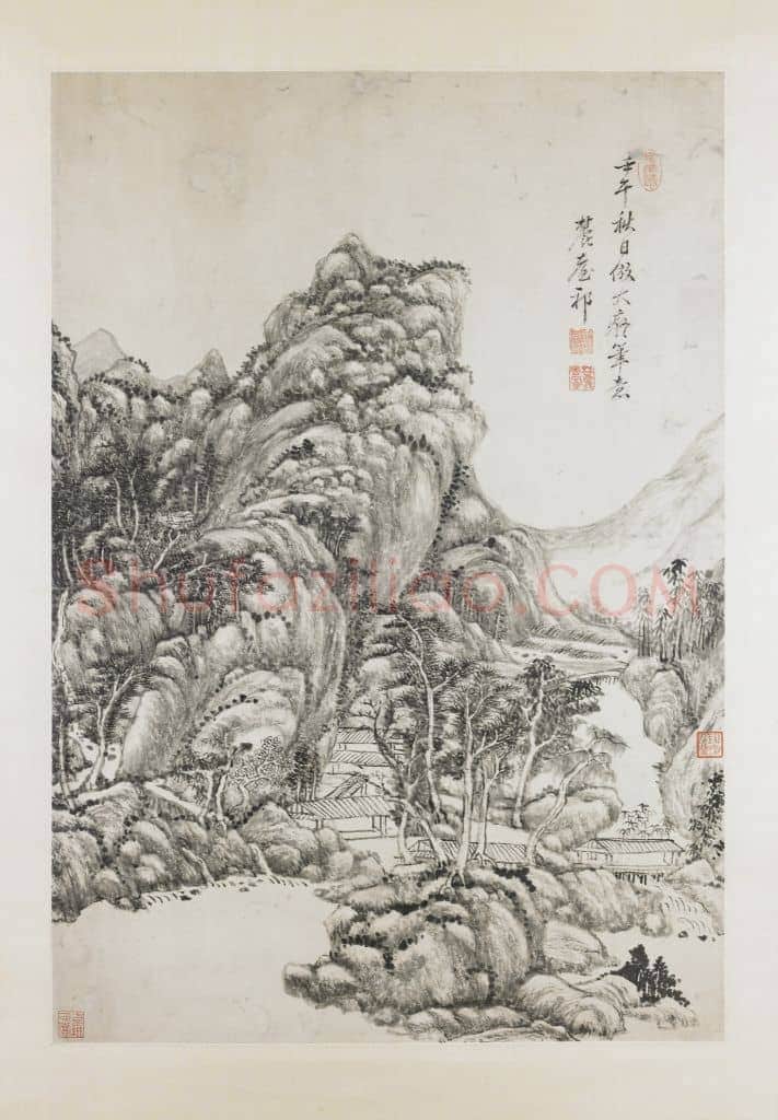 王原祁仿黄公望山水图轴 | 故宫绘画藏品