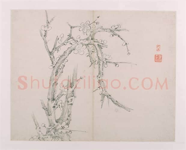 萧云从梅花图册 | 故宫绘画藏品