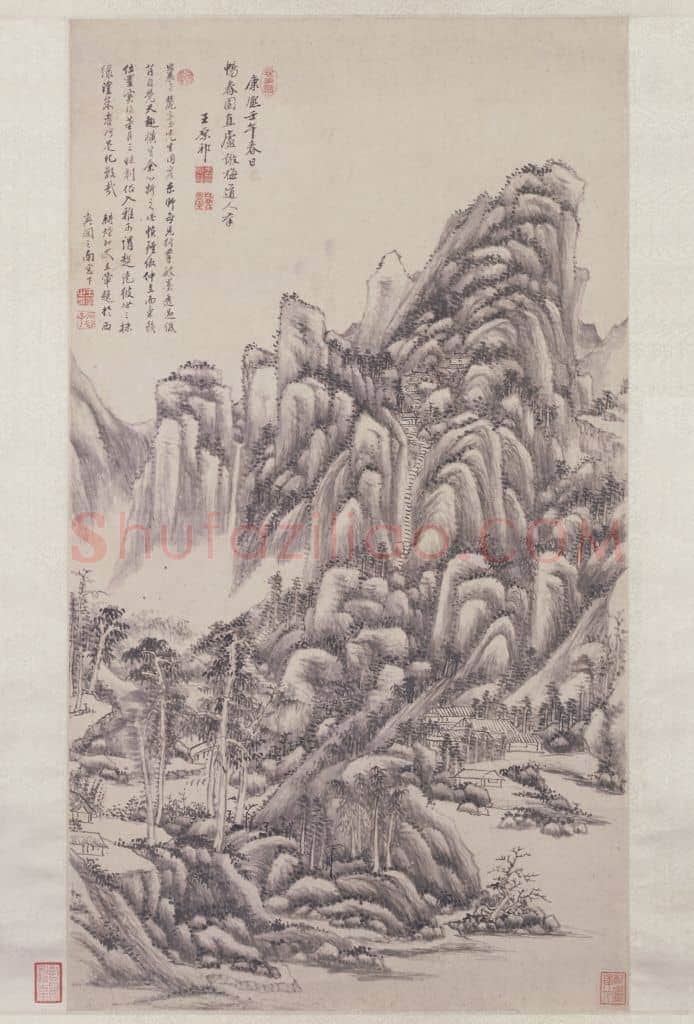 王原祁仿梅道人山水图轴 | 故宫绘画藏品