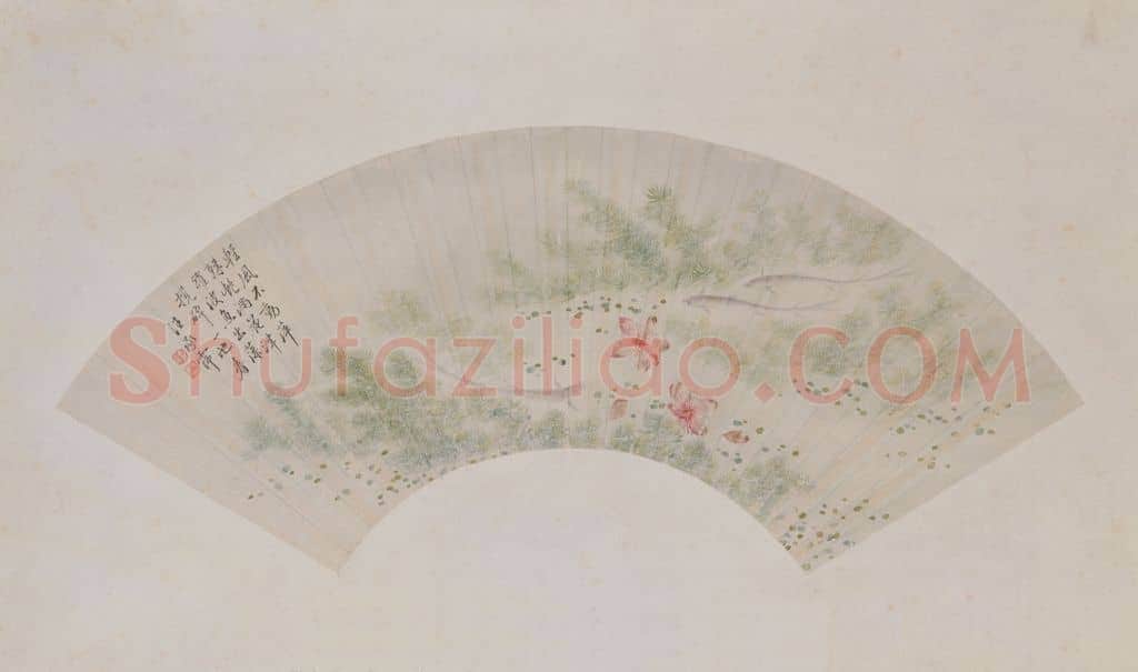 汪承霈鱼藻图扇页 | 故宫绘画藏品