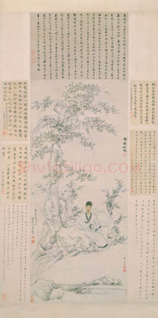 柳遇宋致静听松风图轴 | 故宫绘画藏品