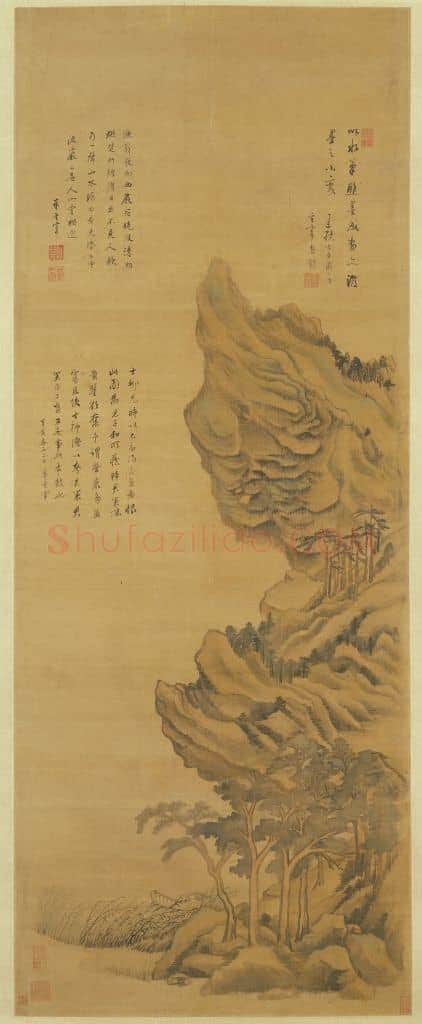 董其昌青绿山水图轴 | 故宫绘画藏品