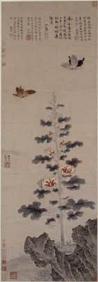 戴进葵石蛱蝶图轴 | 故宫绘画藏品