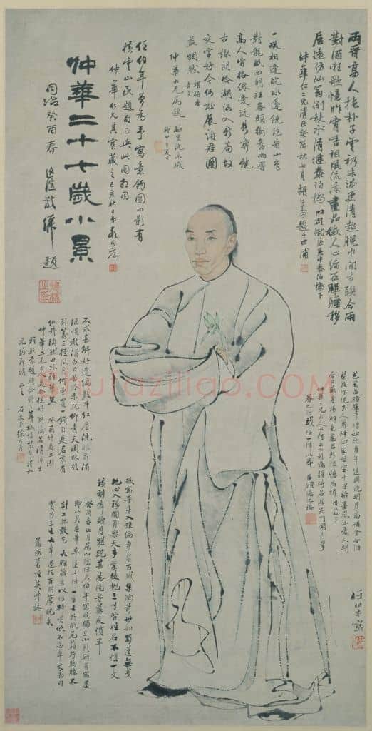 任颐葛仲华像轴 | 故宫绘画藏品