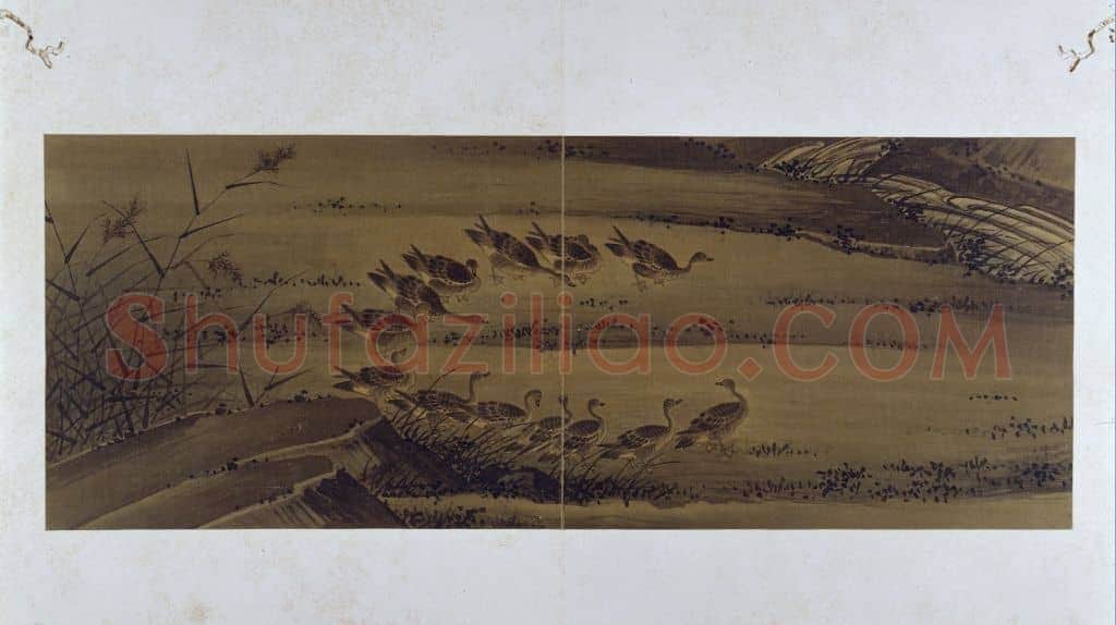 古琴曲《秋鸿》图谱册 | 故宫绘画藏品