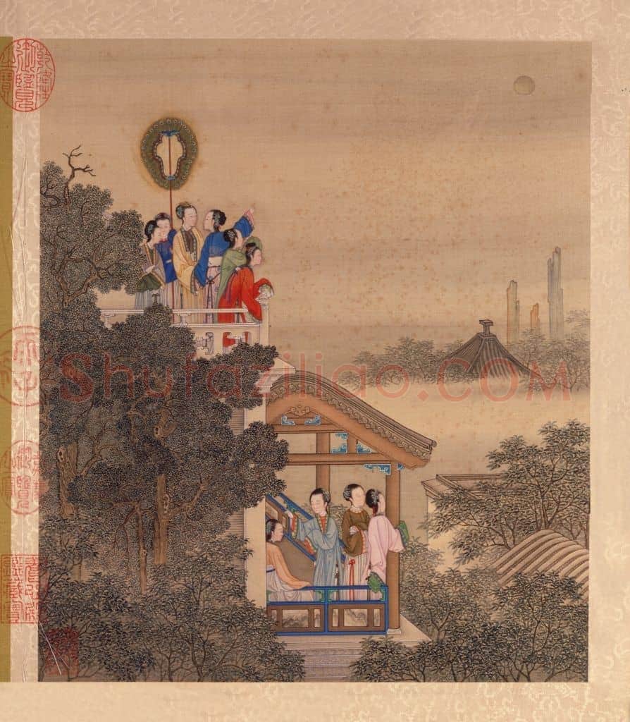 陈枚月曼清游图册 | 故宫绘画藏品