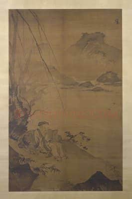 吴伟树下读书图轴 | 故宫绘画藏品