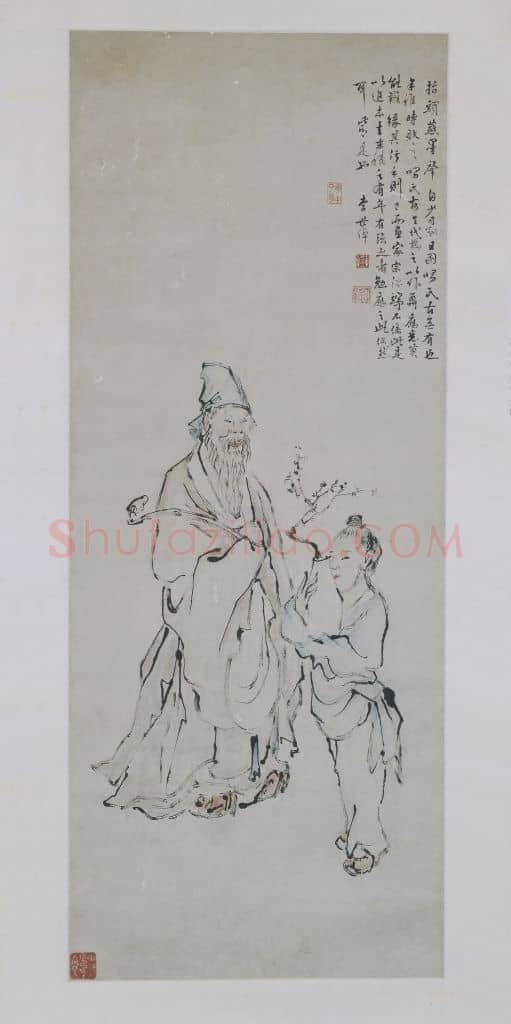 李世倬指画岁朝图轴 | 故宫绘画藏品