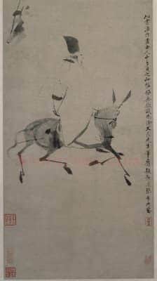 徐渭驴背吟诗图轴 | 故宫绘画藏品