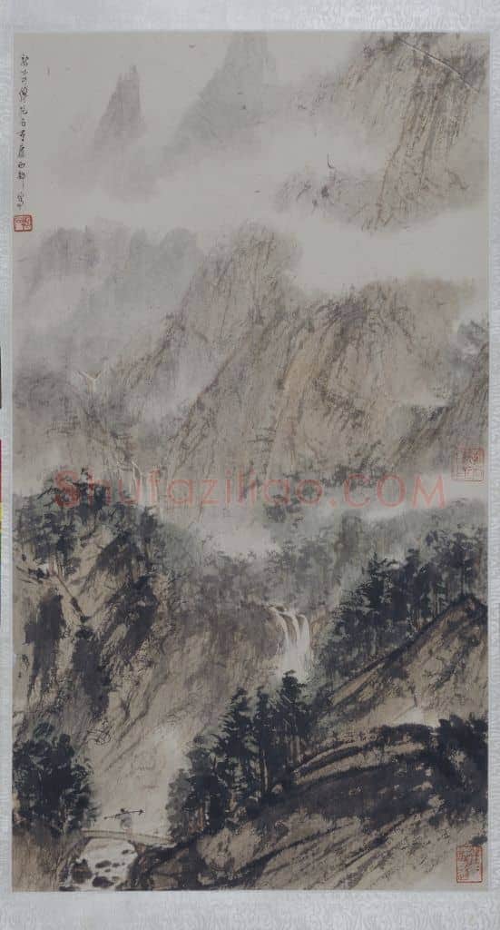 傅抱石山水人物图轴 | 故宫绘画藏品