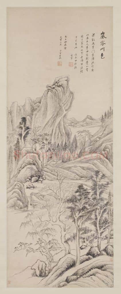 董其昌岚容川色图轴 | 故宫绘画藏品