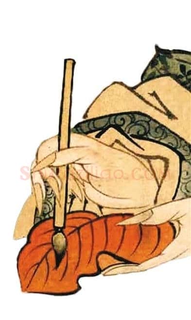笔舔——古人文房里的一片“秋叶”