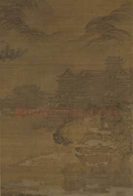 江山楼阁图轴 | 故宫绘画藏品