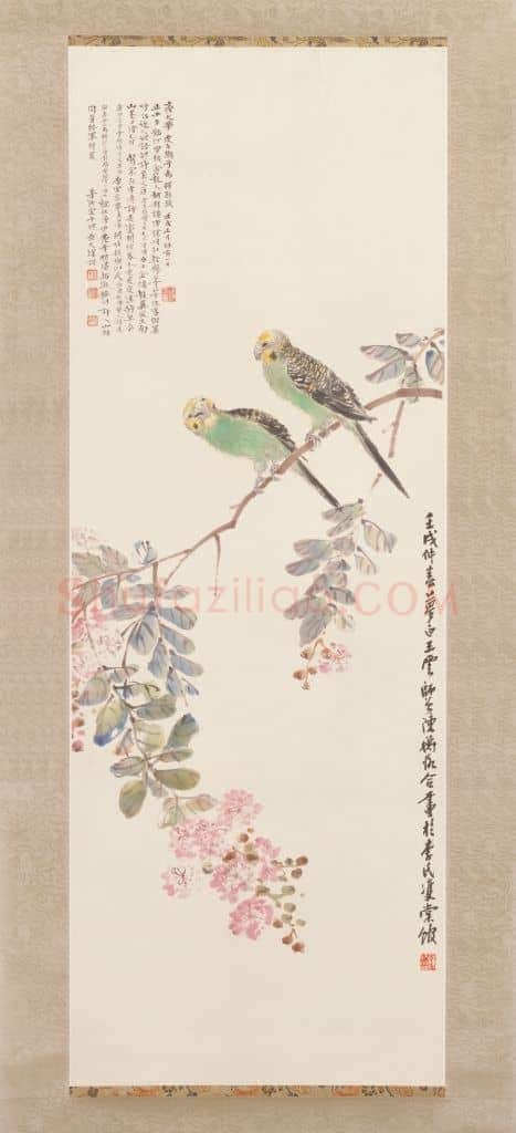 陈师曾鹦鹉图轴 | 故宫绘画藏品