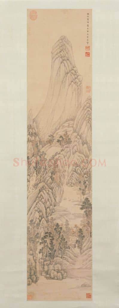 吴彬云峦秋色图轴 | 故宫绘画藏品