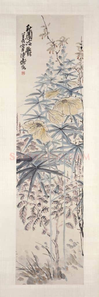 陈师曾秋园冷艳图轴 | 故宫绘画藏品