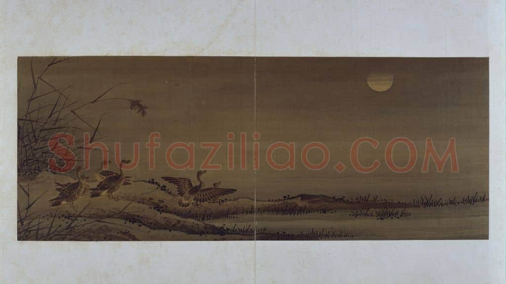 古琴曲《秋鸿》图谱册 | 故宫绘画藏品