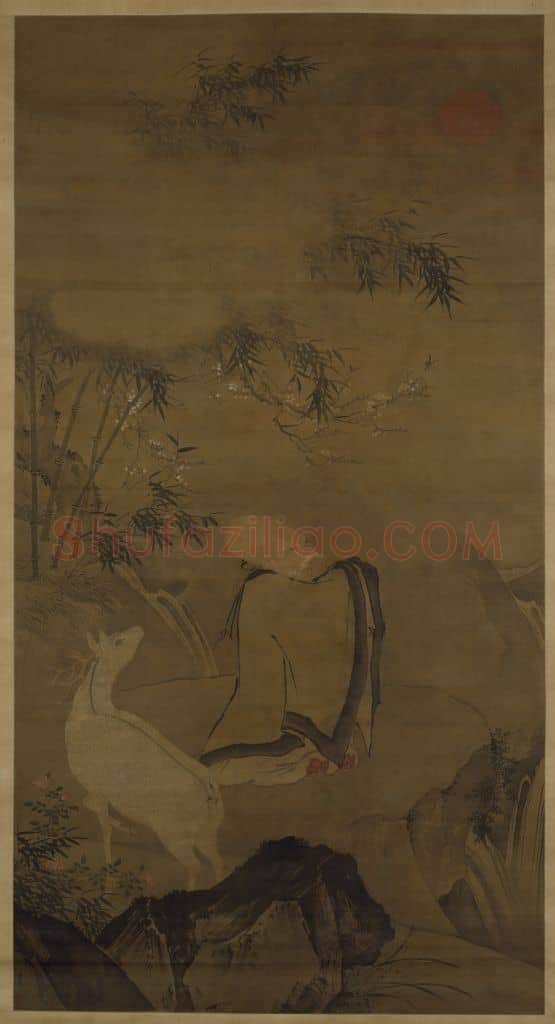 吕纪南极老人像轴 | 故宫绘画藏品