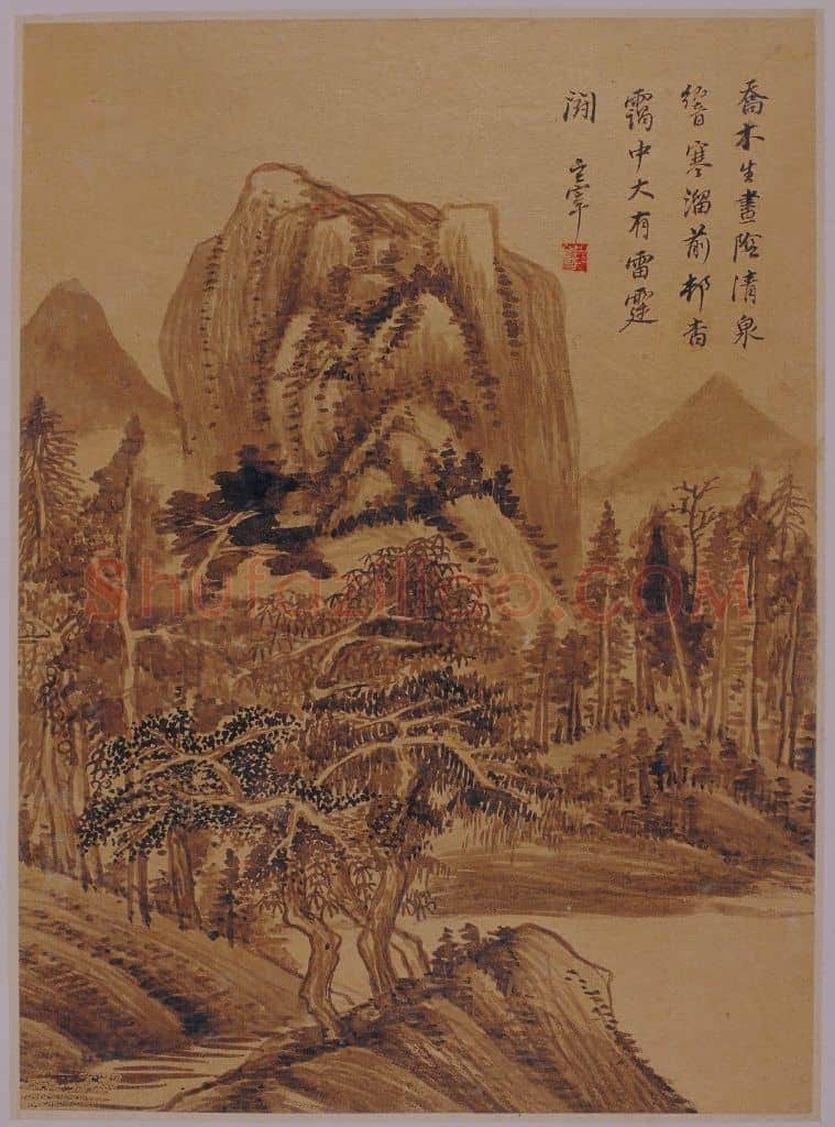 董其昌山水图册 | 故宫绘画藏品