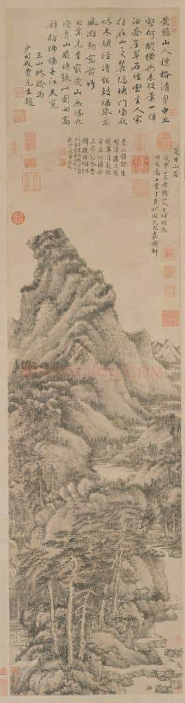 王蒙夏日山居图轴 | 故宫绘画藏品