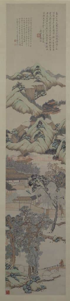 钱杜紫琅仙馆图轴 | 故宫绘画藏品
