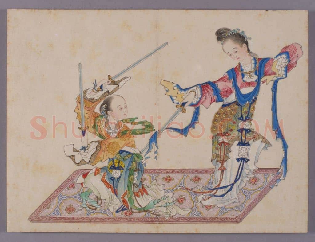 喻兰仕女清娱图册 | 故宫绘画藏品