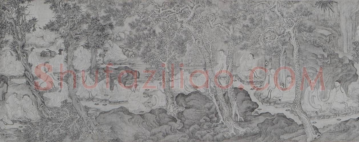 黄宸曲水流觞图卷 | 故宫绘画藏品