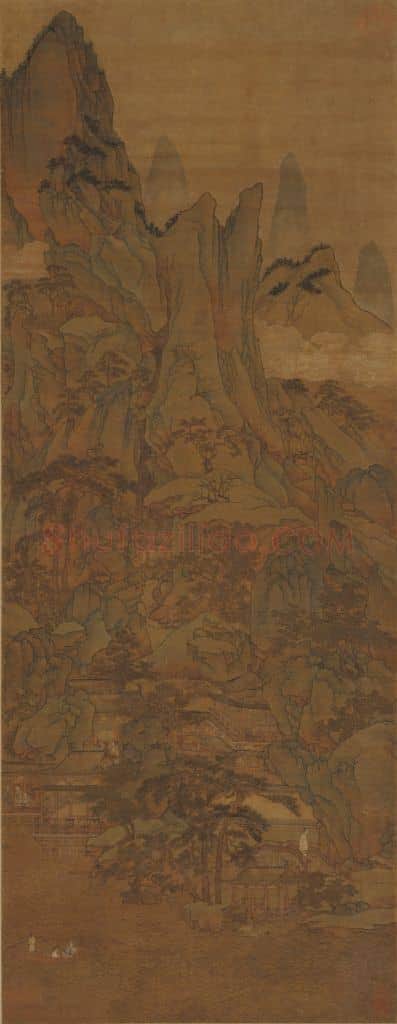 胡廷晖春山泛舟图轴 | 故宫绘画藏品