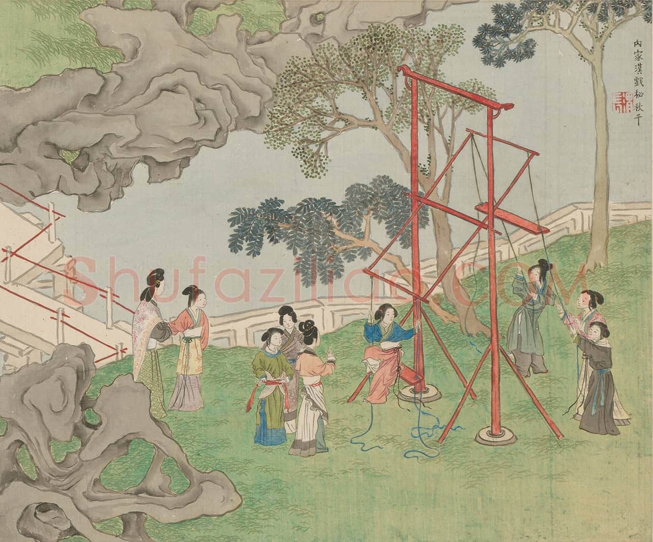 任熊大梅诗意图页 | 故宫绘画藏品
