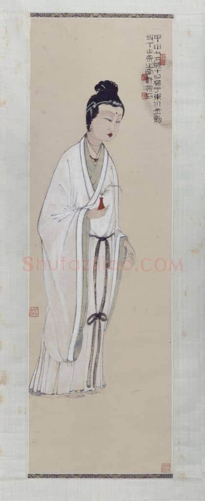 傅抱石观世音图轴 | 故宫绘画藏品