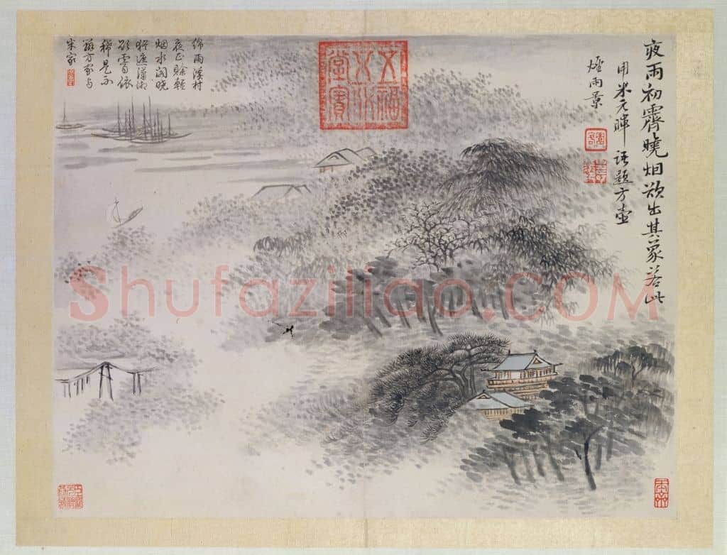 恽寿平山水花鸟图册 | 故宫绘画藏品