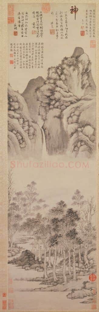 文徵明曲港归舟图轴 | 故宫绘画藏品